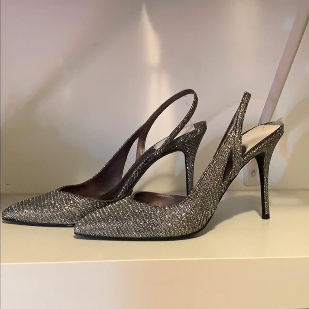 MK glittery heels